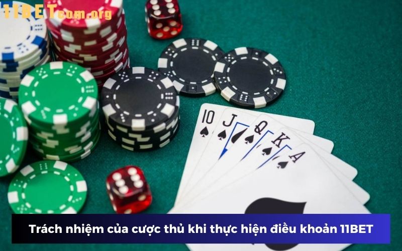 Trách nhiệm của cược thủ khi thực hiện điều khoản 11BET Trách nhiệm của cược thủ khi thực hiện điều khoản 11BET